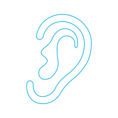 illustration of a human ear
