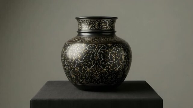 ancient bidriware artifact from bidar karnataka video