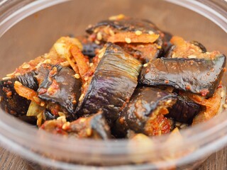 한국음식 매운 가지무침, 반찬