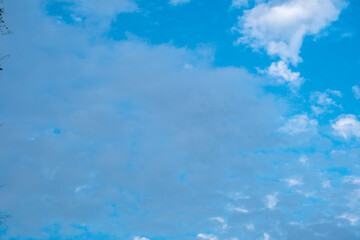 Beautiful View of Pure Clear Azure Blue Sky