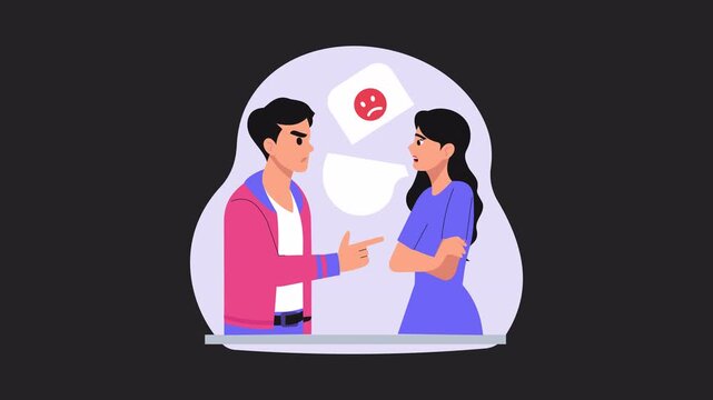 Suspicious Behavior  2D Animation Alpha Channel		