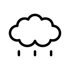 Rain Icon Vector Symbol Design Illustration