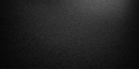 Obraz premium A dark black leather texture background features a macro closeup of a rough material surface with a detailed textile pattern and aged skin structure for a grey fabric design backdrop