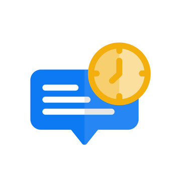 pragmatics language flat icon illustration