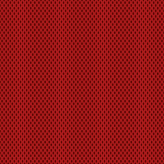 Fototapeta premium Red mesh fabric texture athletic jerseys vector illustration seamless background. Breathable polyester material seamless pattern. Perfect sportswear textile for basketball, hockey, soccer uniform.