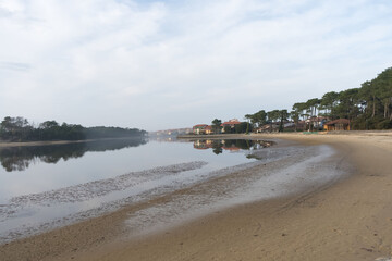 Plage de Soustons sur la côte Atlantique dans les Landes © DAUZATS