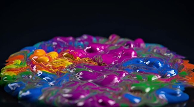 abstract blue background with bubbles