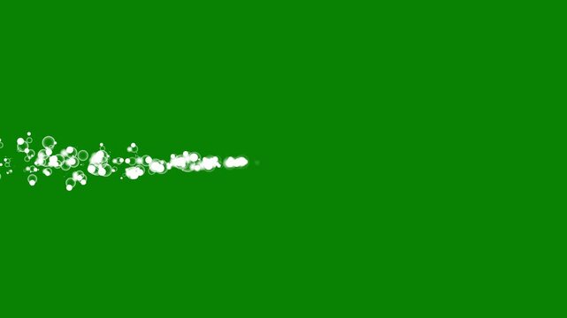 2D glitter star sparkle animation, magic line dust, pixie dust path, cartoon glitter, white stars and bokeh lights sparkle, magic sparkles glitter line stars on green screen background. 4k