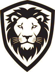 Obraz premium lion head vector, lion head icon, lion head vector illustration,