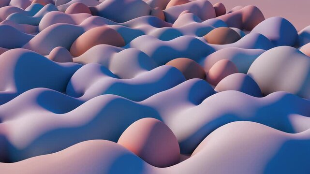 Soft pastel undulating abstract background pattern
