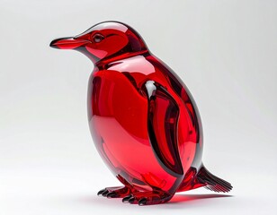 ガラスで出来たペンギン