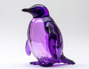 ガラスで出来たペンギン