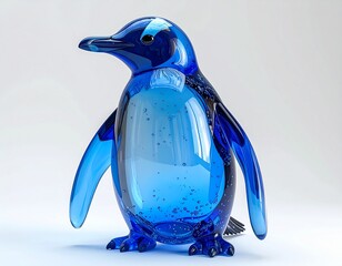 ガラスで出来たペンギン