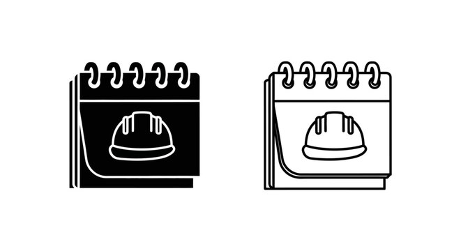 Labor day sale: calendar icons for your design needs Vector