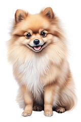 Dog pomeranian mammal animal.