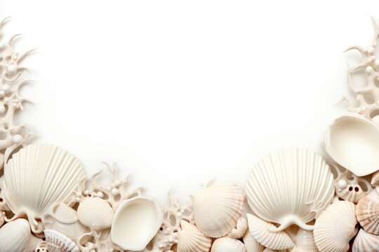Shell backgrounds seashell white background.