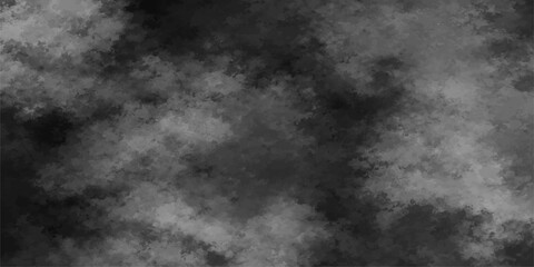 Obraz premium A dark grunge abstract backdrop featuring an explosion of smoke and mist across a stormy night sky with textured blue clouds and motion