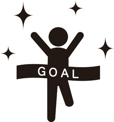 ゴールした人のアイコン