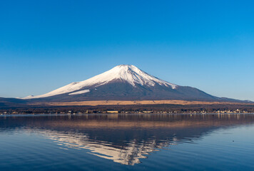 Fototapeta premium 山中湖と富士山A