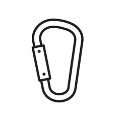 Fototapeta premium Carabiner Icon
