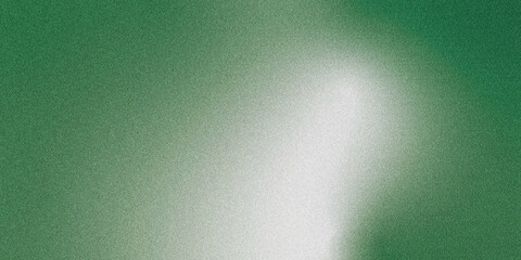 Vibrant green, white, and LightSalmon abstract gradient shapes on a dark noisy textured background for a glowing banner, header, or poster design. © Mstsokina