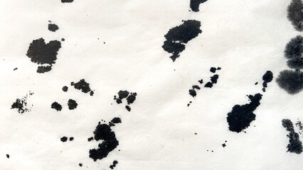 Patterns drawn with ink, ink splatter patterns.