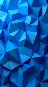 Abstract geometric background with sharp blue polygonal shapes and shadows