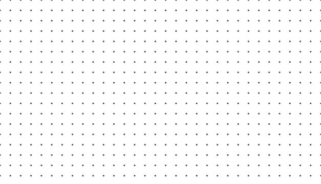 Dotted square grid on graph paper. Abstract checkered background. Geometric pattern for school, technical and engineering lines, scale,and measurements. A lined notebook template on a white background