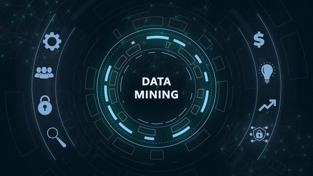 Data mining concept. Business, modern technology, internet and networking concept.
