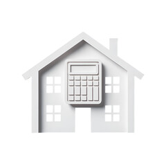 3D House Icon &ndash; Real Estate and Residential Building Illustration