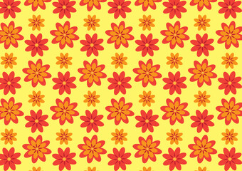 seamless flower background wallpaper design