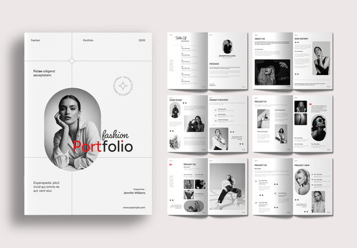 Portfolio Design with Clean Editorial Layout