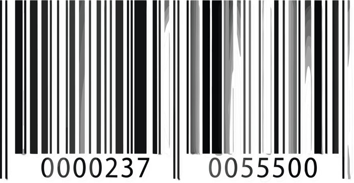 Barcode Vector Illustration Set &ndash; Retail Product Code Label Design