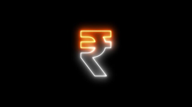 Indian rupee icon, inr, indian rupee, rupee, rupee symbol, RBI rupee, symbol, indian icon animation video