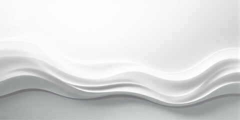 Obraz premium Abstract blue and gray wavy background illustration featuring smooth liquid curves and white motion lines for a flowing silk texture wallpaper design