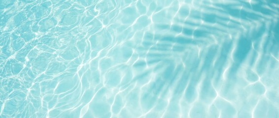 Obraz premium Captivating water ripples swimming pool nature scene clear blue environment aerial view serenity concept for relaxation and wellbeing