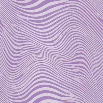 Abstract purple wavy lines background with optical illusion effect for modern design, patern seamless, royalty stock.