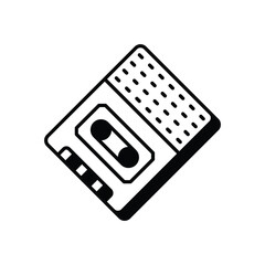 Obraz premium Tape Recorder vector icon