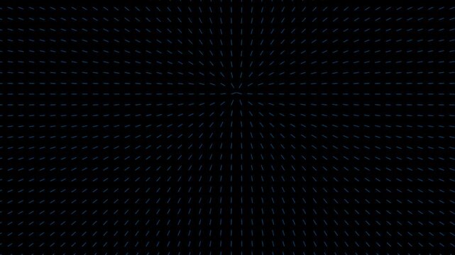Futuristic Blue Grid Network Perspective - Abstract Digital Connectivity
