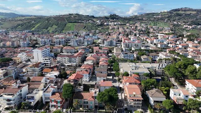 Vista panoramica Tortoreto lido 