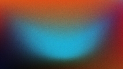 Abstract gradient mesh with grainy texture and blurred light effects in blue pastel tones perfect...
