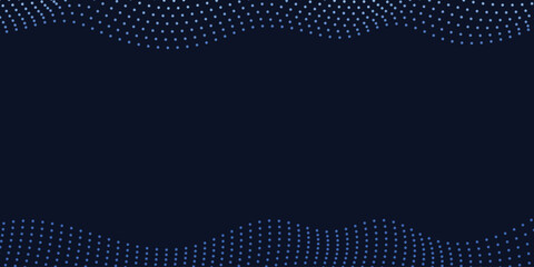 Abstract Wave Dots Background Technology Frame