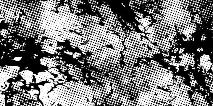 Abstract retro grunge seamless pattern with urban art texture, featuring paint splashes, chaotic shapes, lines, dots, and patches in a sports graffiti style vector background.