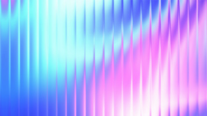 Abstract ribbed glass holographic gradient background
