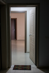 Contemporary home interior entrance to the house