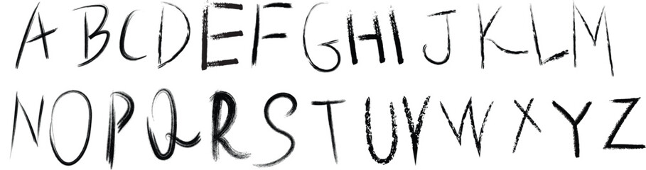 Handwritten alphabet letters a to z © PreMsaha