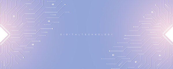 Motherboard technology circuit board background texture design. Creative idea AI banner concept for internet technology. Digital motherboard concept for poster, cover, banner, header, web template