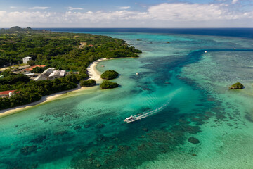 石垣島川平湾（ドローンによる空撮）