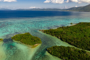 石垣島川平湾（ドローンによる空撮）