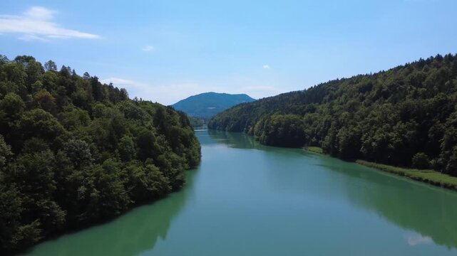 Fluss Drau bei Soboth in K&auml;rnten
